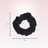 scünci No Damage Textured Scrunchies - Black - All Hair - 10pcs - 4 of 4