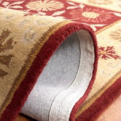 Heritage Red and Beige Hand-Tufted Wool 6' x 9' Rug