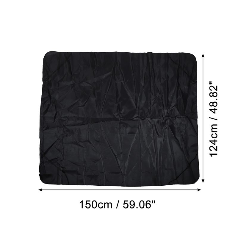 Unique Bargains Universal Car Back Seat Cover Pet Waterproof Non-slip Protector Pad Oxford Cloth Black, 4 of 5