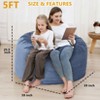 Bean Bag Covers Only, Corduroy Bean Bag Chair Cover, Washable Adult Bean Bag Couch Cover, No Filler - 4 of 4