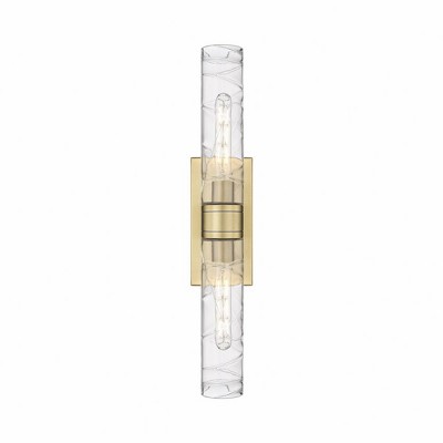 Ballston Urban - 2 Light Bath Vanity In Art Deco Style-3 Inches Tall and 24 Inches Wide