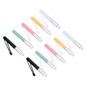 Unique Bargains Craft DIY Stamping Painting Card Making Mini Ink Blending Brushes 10 Pcs 5 Colors - 1 of 4