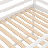 NicBex Bunk Bed Twin over Twin Classic House Shape Low-level Design Bed Frame with Full Length Guardrail and Ladder, No Spring Box Required - 4 of 4
