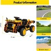 24V Ride-On Dump Truck, 2-Seater Remote Control Construction Car with Electric Dump Bed, Extra Shovel, 2WD/4WD, Music Player  for Kids - 2 of 4