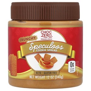 ChocZero, Speculoos Cookie Spread, Crunchy, 12 oz - 1 of 4
