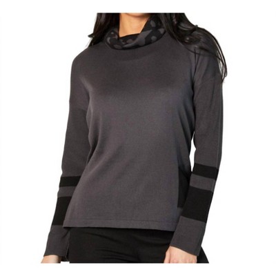 Women's Patch Pocket Turtleneck Top - Angel Apparel