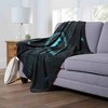 Warner Bros. DC Comics Shazam Green Glow Silk Touch Throw Blanket 50x60 Inches - 2 of 4