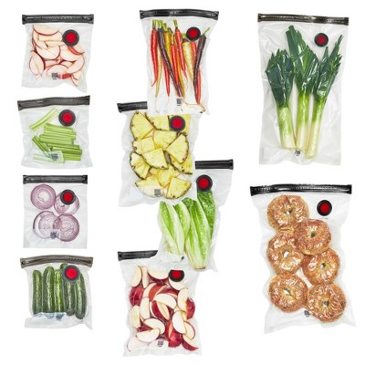 Zwilling Fresh & Save 12-piece Large Vacuum Sealer Bags, 2 1/4 Gallon  Reusable Sous Vide Bags, Meal Prep : Target