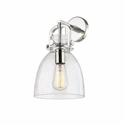 Newton Bell - 1 Light Wall Sconce In Industrial Style-14.5 Inches Tall and 8 Inches Wide
