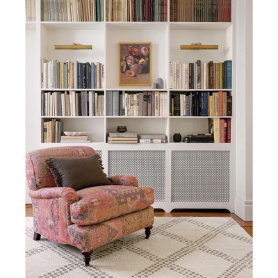 Zillah Gray Hand-Knotted Wool Geometric Rug 2' x 3'