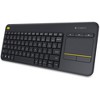 Logitech K400 Plus Touchpad Wireless Keyboard Black - USB Wireless Connectivity - On/Off Power Switch - 2.40 GHz Operating Frequency - image 3 of 3