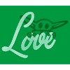 Juniors Womens Star Wars: The Mandalorian Grogu Gazing Love T-Shirt - 2 of 4