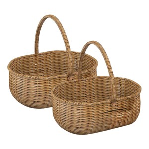 Kaplan Early Learning Wicker Storage Basket - Set of 2 - 1 of 2