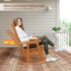 Karl Home | Fir Wood Patio Rrocking Chair With Vertical Slatted Backrest - 4 of 4