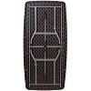 Flash Furniture 5.62-Foot Brown Rattan Indoor-Outdoor Plastic Folding Table with Umbrella Hole - 3 of 3