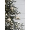 Gulches Set of 6 Charming 5"x3.5"x4" Cardboard Lit Tent Ornaments - Decorative Hanging Accents for Christmas Trees and Holiday Celebrations - 3 of 4