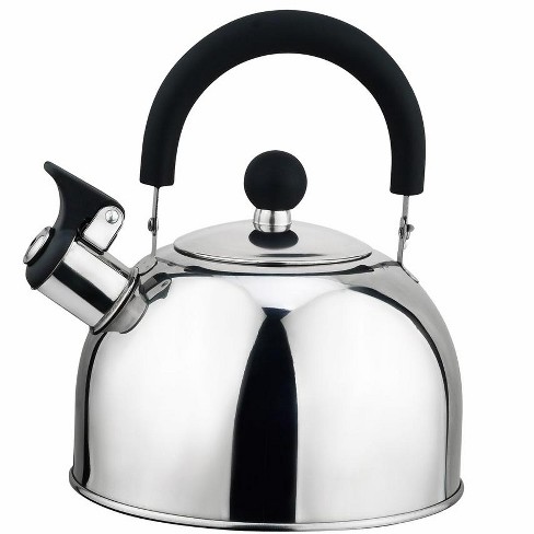 Elitra Home Whistling Tea Kettle - Stainless Steel Tea Pot With Stay Cool  Handle - 2.6 Quart / 2.5 Lite : Target