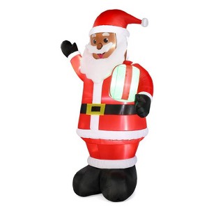 Karl Home 7 FT Lighted Christmas Inflatable Santa Claus Outdoor Decoration - 1 of 4