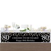 Big Dot of Happiness Adult 80th Birthday - Gold - Happy Birthday Decorations Party Banner - 3 of 4