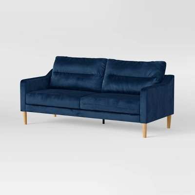 Lyndhurst Sofa Blue Velvet - Threshold™