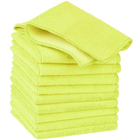 Kitchen Microfiber Cleaning Cloth Dish Cloths Dish Towels Super Soft and Absorbent Kitchen Dishcloths Fast Drying Microfiber Kitchen Towels Cotton