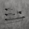 Elegant Lighting Sofia 4-Piece Bathroom Hardware Set in Matte Black - 3 of 4