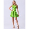 INSPIRE CHIC Women's Christmas Metallic Sleeveless High Waist Party Holographic Dress - 2 of 4