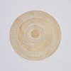 GDFStudio Connor Modern 36" Wood Hand Carved Round Wheel Style Wall Decor - 2 of 4
