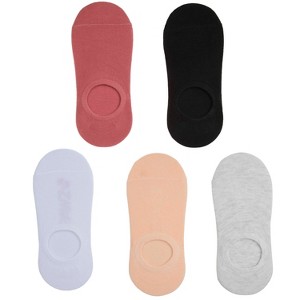 Pawz by Bearpaw Women's 6 Pack Invisible Thin No Show Liner Socks Ultra Low Loafer Hidden Liner Socks - Flat Socks for Women - 1 of 4