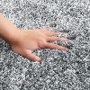 Hallway Runner Rug Non-Slip Plush Shag Area Rug, Modern Solid Design, Ultra-Soft Thick Carpet Runner for Hallways, Kitchen, Laundry - 3 of 4