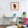 Stupell Industries Trick Or Treat Witch Floating Frame Canvas Art - 3 of 4