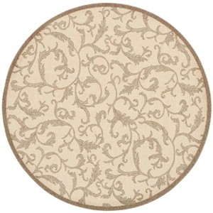 Courtyard CY2653 UV & Stain Resistant Non-Shedding Power Loomed Indoor/Outdoor Rugs - Safavieh - 1 of 4