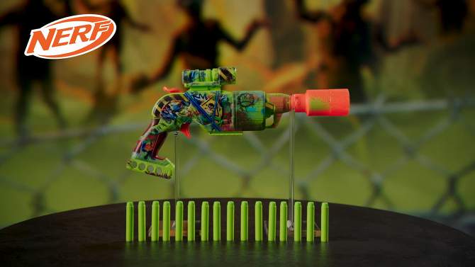 NERF Zombie Driller Dart Blaster, 2 of 10, play video