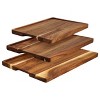 MegaChef 3 Piece Cutting Board Set with Base - 3 of 4