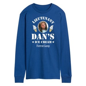 Men's - Forrest Gump - Lieutenant Dan's Ice Cream Long Sleeve Graphic T-Shirt - 1 of 4