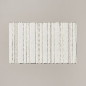 Chunky Stripe Bath Rug - Hearth & Hand™ with Magnolia - 1 of 4