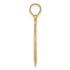 Black Bow Jewelry 14k Yellow Gold Filigree Scroll Circle Pendant, 16mm (5/8 inch) - 2 of 4