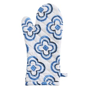 Patricia Heaton Home Blue Geo Oven Mitt - 1 of 4