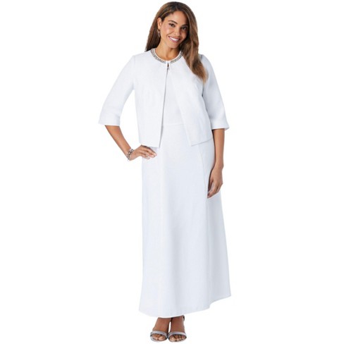 Jessica London Women's Plus Size Linen Fit & Flare Dress : Target