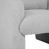 Dexmalle Stylish and Minimalist Teddy Fleece Single Sofa Chair with Arms and Pillow - 4 of 4