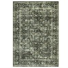 Area Rug Vintage Floral Distressed Print Pattern Rug, Soft Washable Non-Slip Low-Pile Indoor Carpet for Bedroom, Living Room - 3 of 4