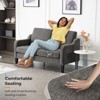 Karl Home |53.5 inch Square Arms Loveseat Sofa - 3 of 4