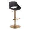 LumiSource Set of 2 Fabrico Adjustable Barstools PU - 2 of 4
