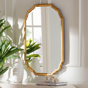 Baxton Studio Pacino Antique Goldleaf Accent Wall Mirror - 1 of 4