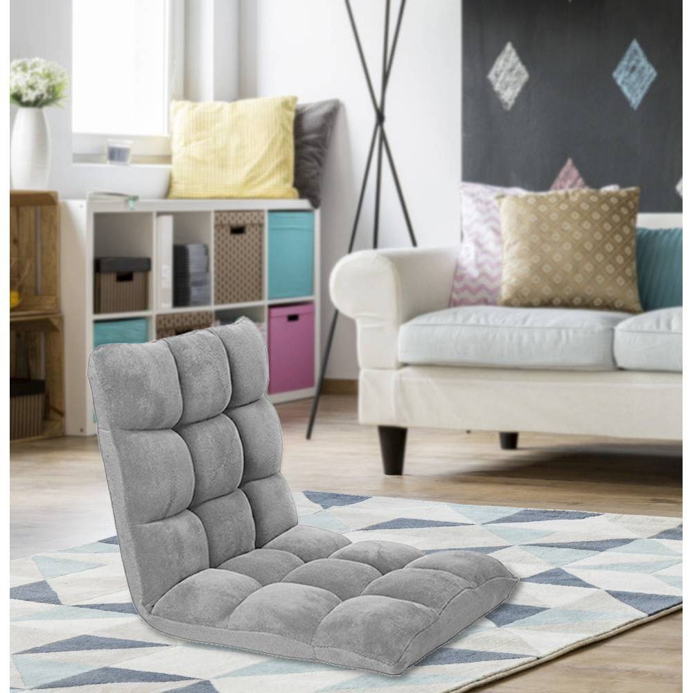 Esme Kids Recliner Chair Gray - Chic Home