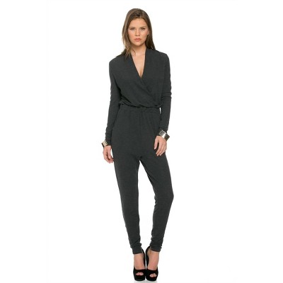 Women's Wrap Front Jumpsuit - Charme