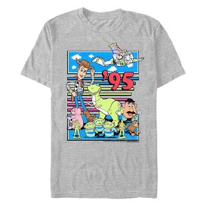 Men's Toy Story Retro Best Friend Toys T-Shirt - 1 of 3