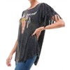 Women's License Plate Bull Graphic Tee - T-PARTY - 2 of 3