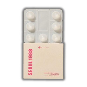 K-SECRET Seoul 1988 Boosting Ball Collagen 100% | Formulated with 100% collagen, it deeply hydrates and firms the skin for a youthful glow (1.69 oz) - 1 of 2
