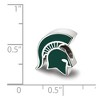 Black Bow Jewelry Sterling Silver Michigan State Spartans NCAA Bead Charm - 2 of 3